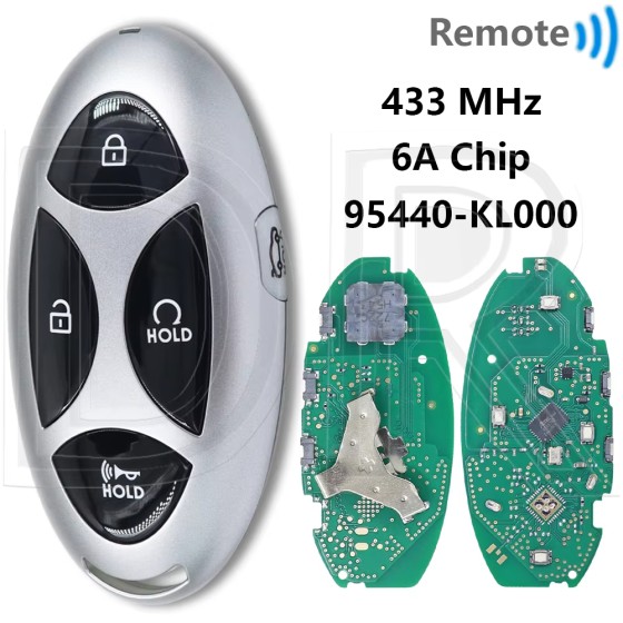 2022-2024 Hyundai Ioniq 6 / 5-Button Smart Key / PN: 95440-KL000 / NYOMBEC7FOB2208 (AFTERMARKET)